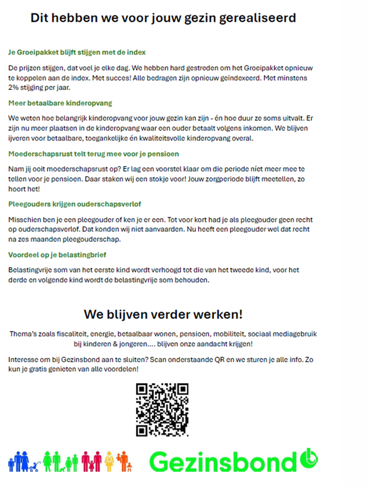 Dit hebben we voor jou gerealiseerd